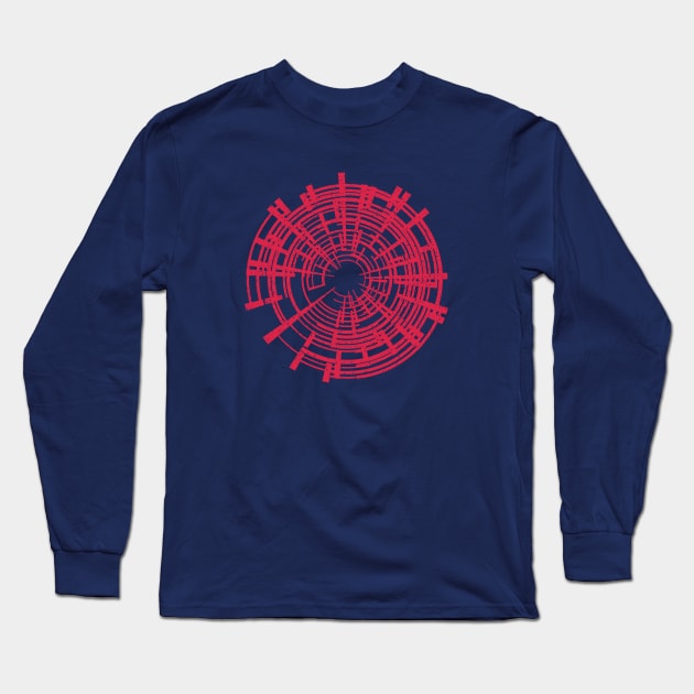 Mech Eye Red Long Sleeve T-Shirt by AKdesign